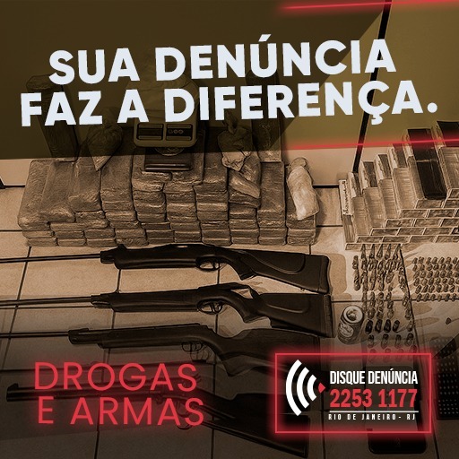 Polícia Militar apreende munições, carro e grande quantidade de drogas em São Gonçalo após informações repassadas pelo Disque Denúncia 